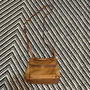 Hobo leather crossbody bag